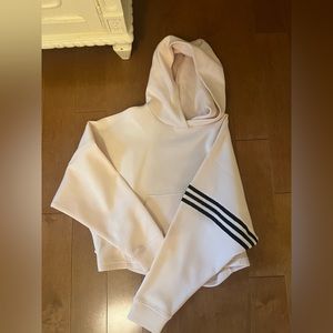 Adidas cropped hoodie.